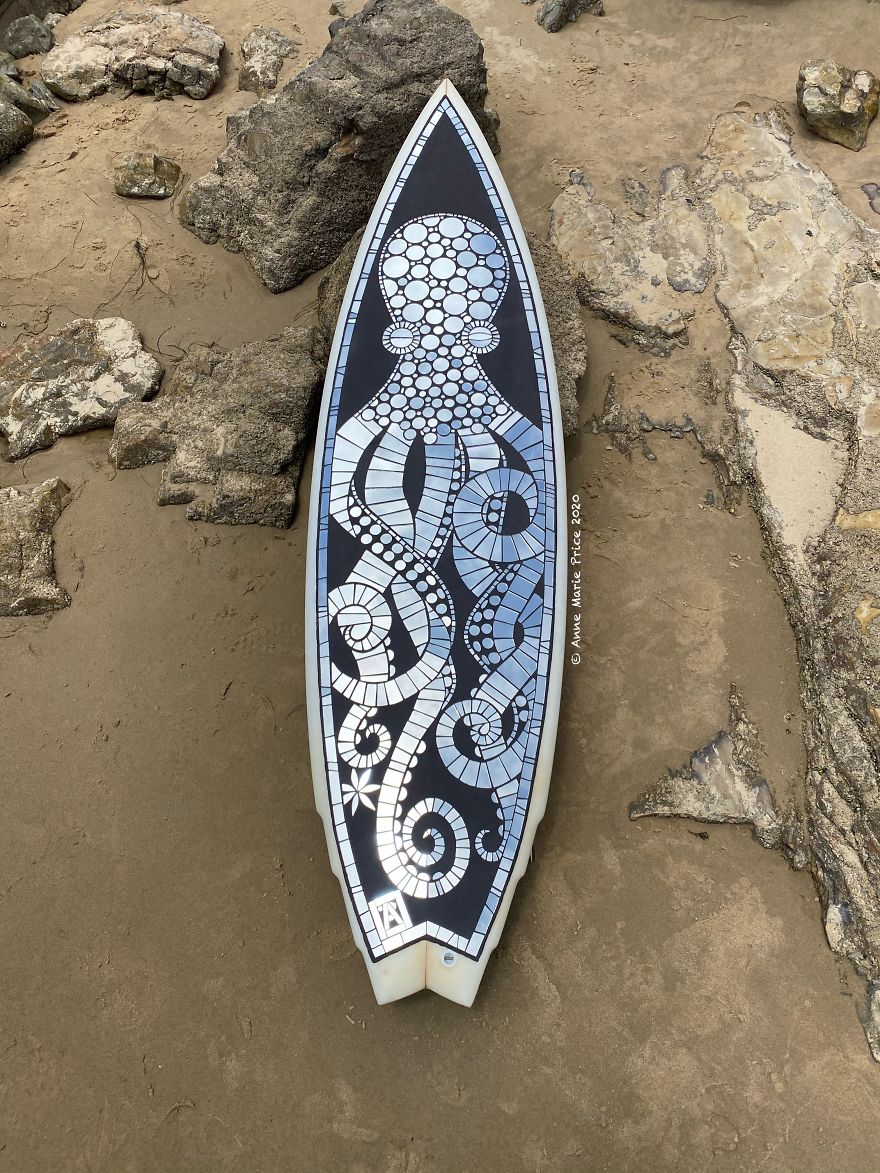 I Create Mosaic Designs On Surfboards (27 Pics) I Create Mosaic Designs On Surfboards (27 Pics)