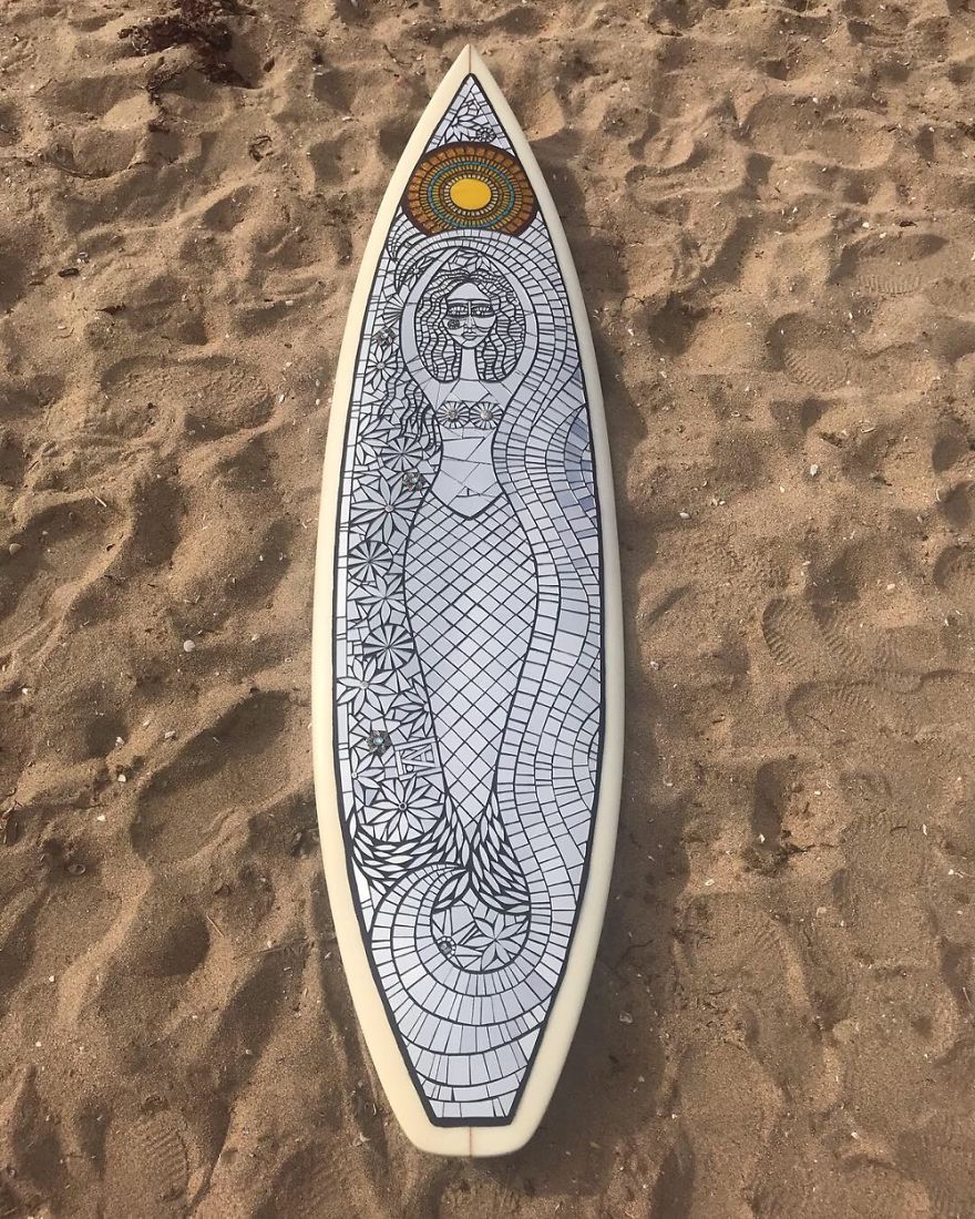 I Create Mosaic Designs On Surfboards (27 Pics) I Create Mosaic Designs On Surfboards (27 Pics)