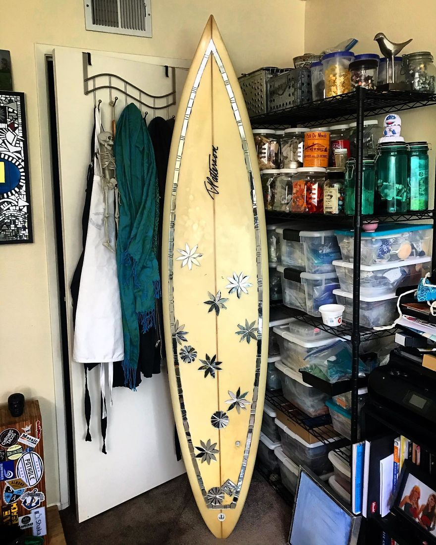 I Create Mosaic Designs On Surfboards (27 Pics) I Create Mosaic Designs On Surfboards (27 Pics)