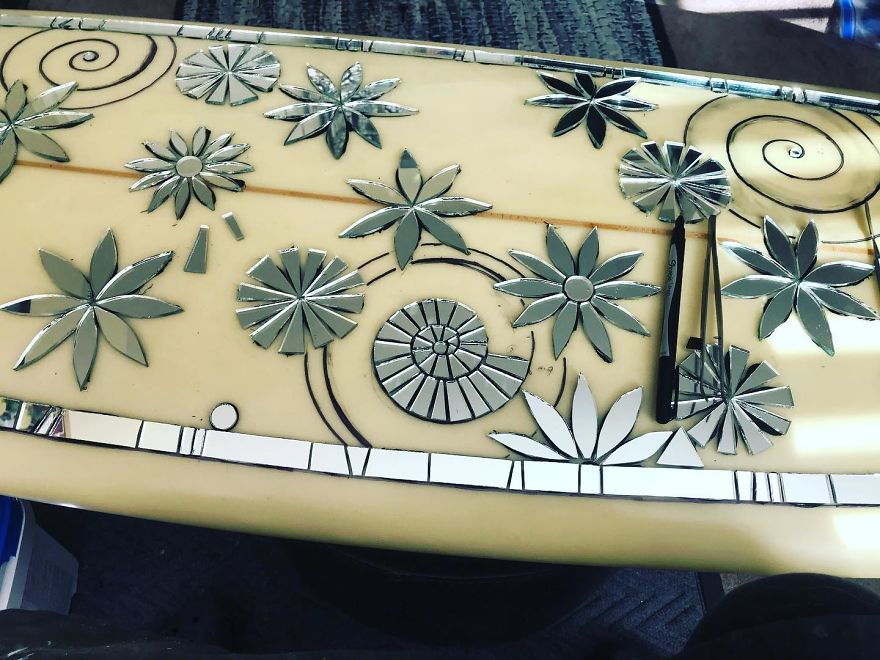 I Create Mosaic Designs On Surfboards (27 Pics) I Create Mosaic Designs On Surfboards (27 Pics)