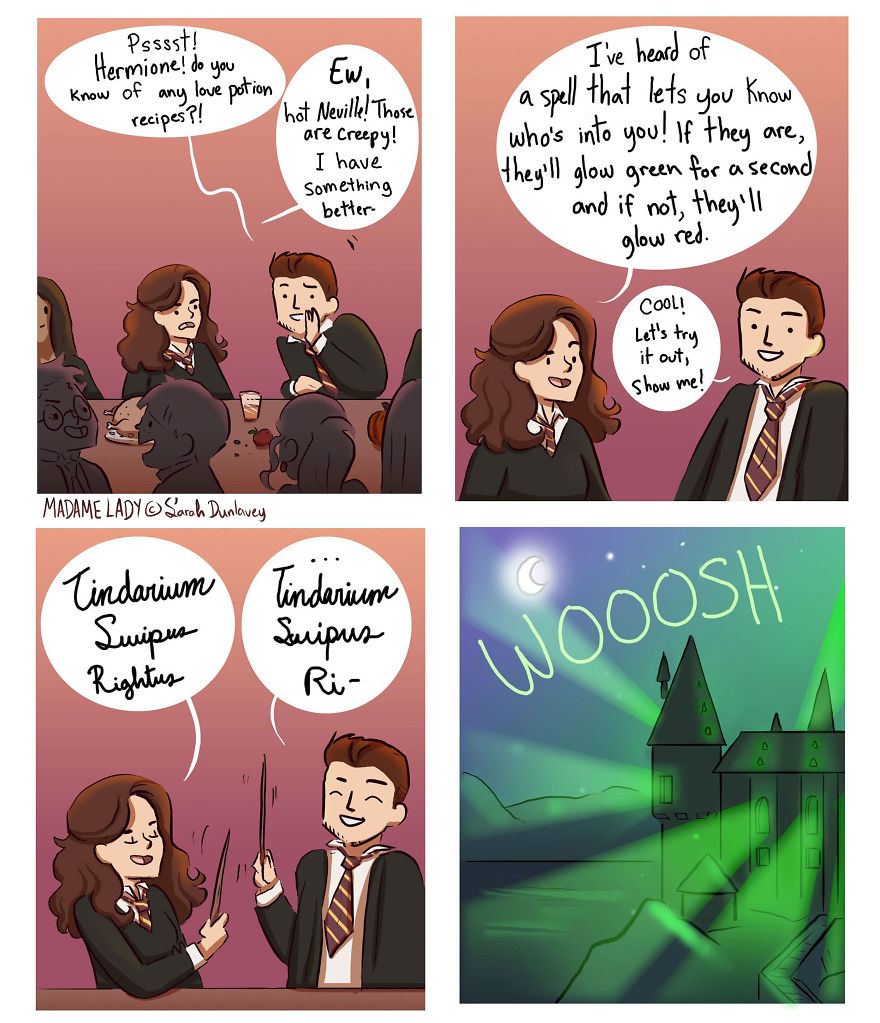 I Imagine What Happens In ‘Harry Potter’ Universe When No One’s Watching (10 Comics) Part 2