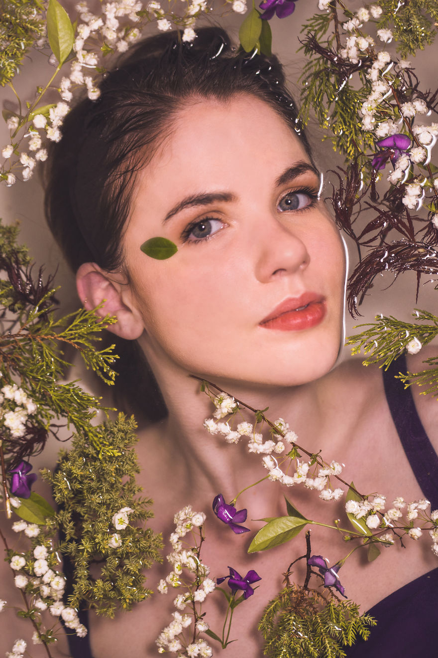 While In Quarantine I Used Objects Around My House To Create Self-Portraits