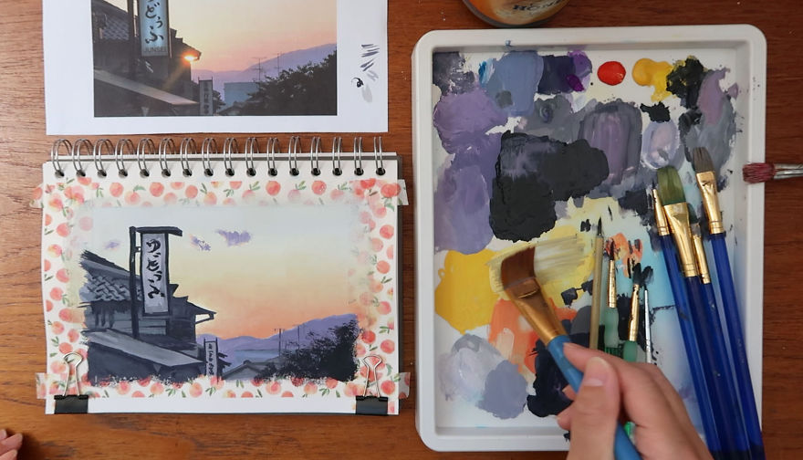 I Create Therapeutic Speed Painting Videos Of Dreamy Locations I've Visited I Create Therapeutic Speed Painting Videos Of Dreamy Locations I've Visited