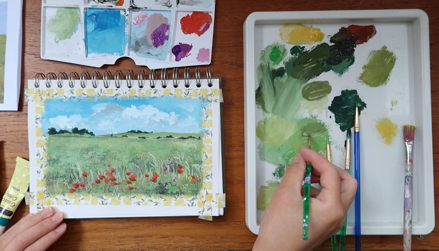 I Create Therapeutic Speed Painting Videos Of Dreamy Locations I've Visited I Create Therapeutic Speed Painting Videos Of Dreamy Locations I've Visited