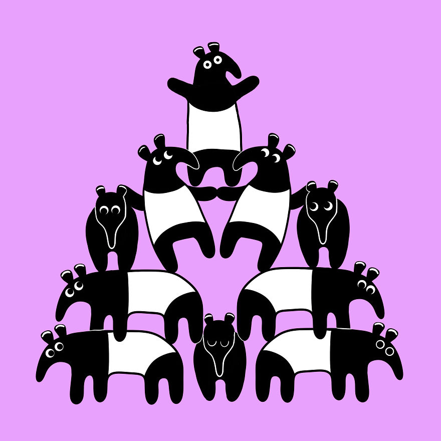 Tapiramide (A Pyramide Of Tapirs!)
