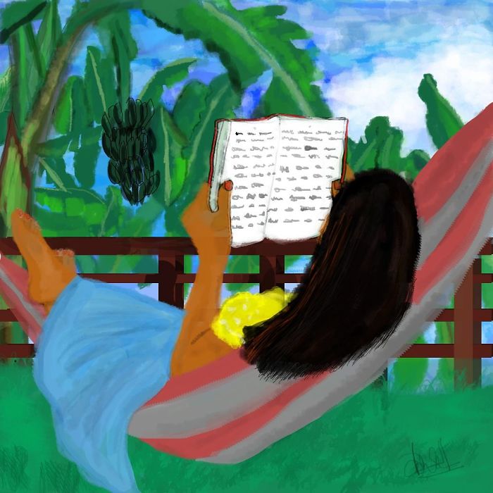 I'm A Self-Taught Amateur Artist And I Illustrate Memories Of My Hometown In South India