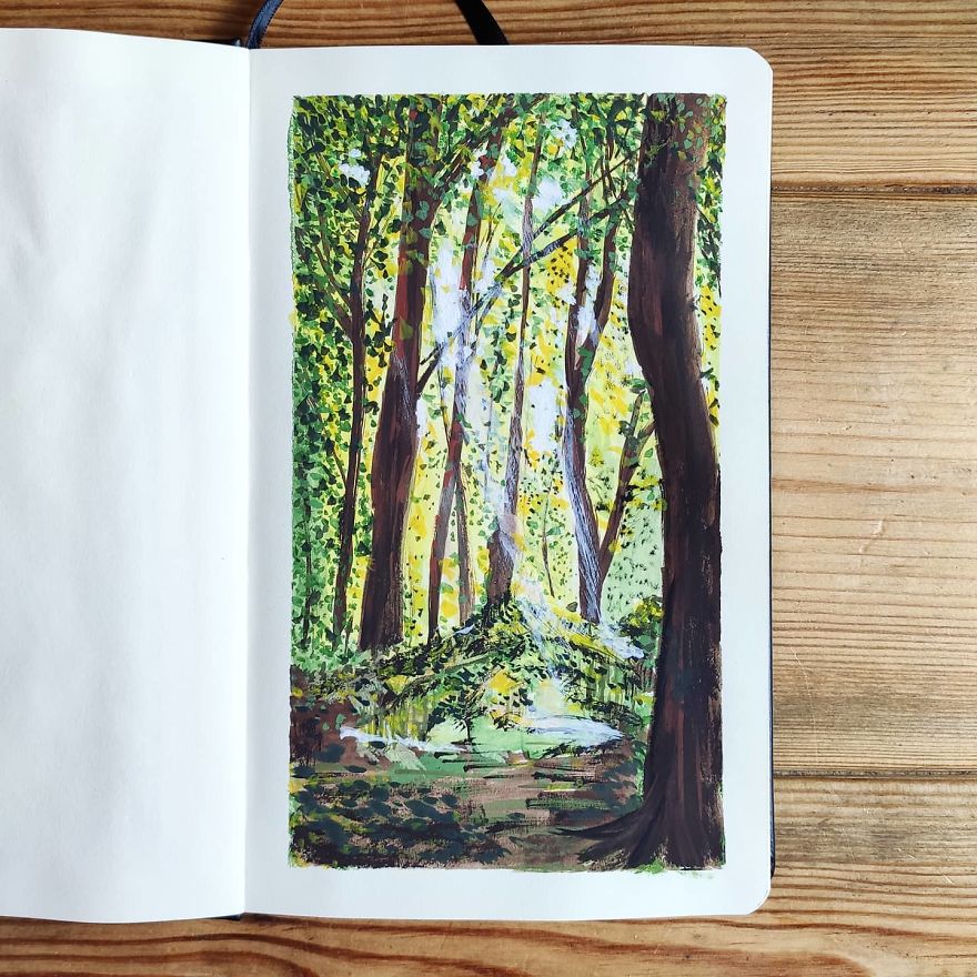 25 Days Into My 100 Days Gouache Challenge 25 Days Into My 100 Days Gouache Challenge