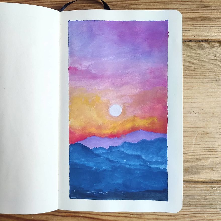 25 Days Into My 100 Days Gouache Challenge 25 Days Into My 100 Days Gouache Challenge