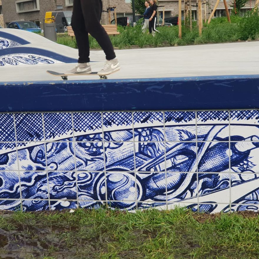 My Delft Blue Bionic Bic Pen Thrash Tiles On Biggest Skatepark In Amsterdam My Delft Blue Bionic Bic Pen Thrash Tiles On Biggest Skatepark In Amsterdam
