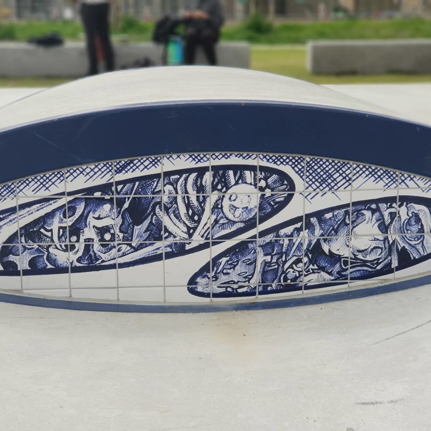 My Delft Blue Bionic Bic Pen Thrash Tiles On Biggest Skatepark In Amsterdam My Delft Blue Bionic Bic Pen Thrash Tiles On Biggest Skatepark In Amsterdam