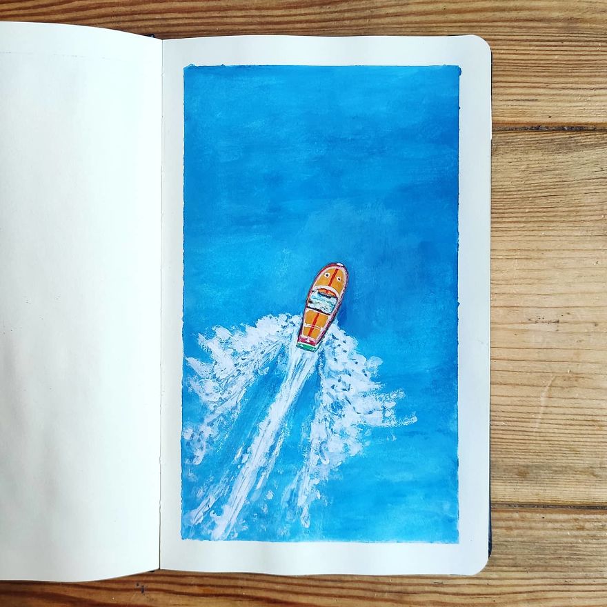 25 Days Into My 100 Days Gouache Challenge