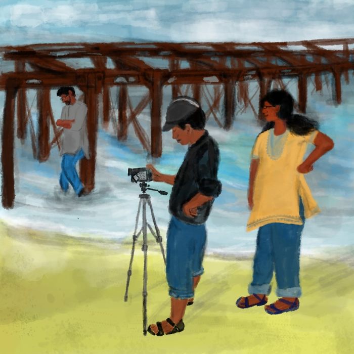 I'm A Self-Taught Amateur Artist And I Illustrate Memories Of My Hometown In South India