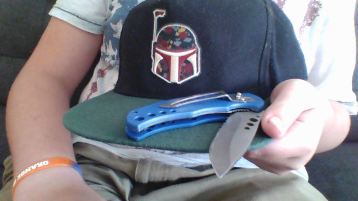 I Forged This Blade And Made This Handle At A Place In My Hometown ( I Also Showed A At I Got For My B-Day That Was Yesterday)