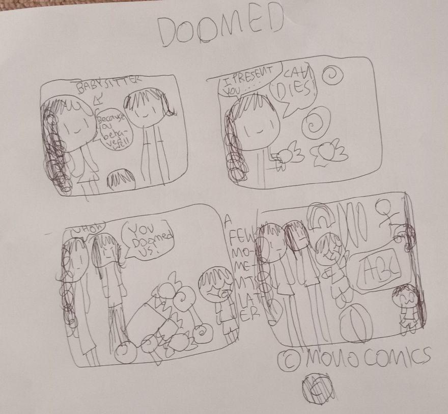 6 Funny Comics That Shows About A Life Of A Little Girl