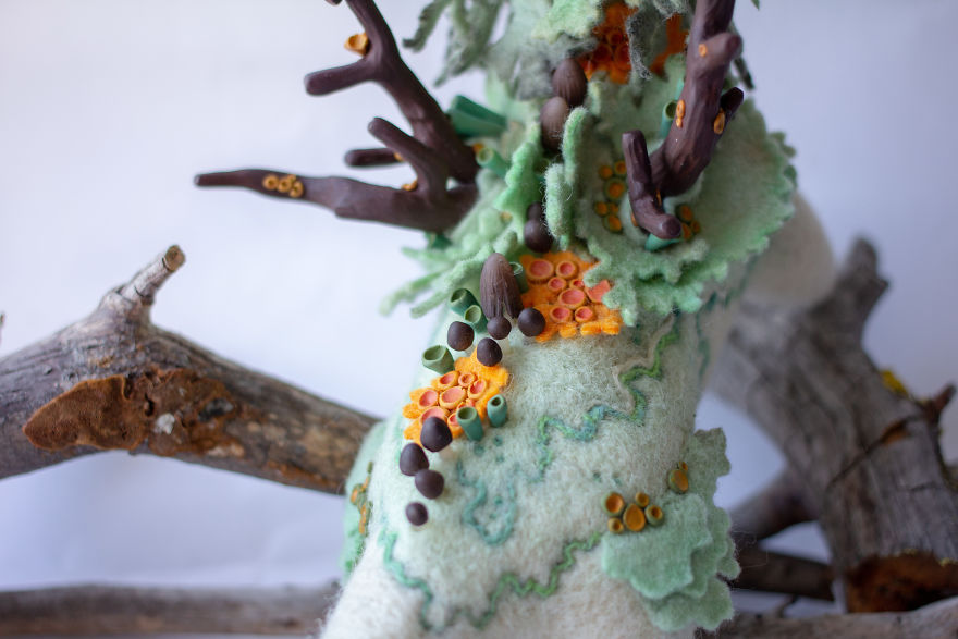 I Make These Adorable Felted Dragons Inspired By The Nature Around Me