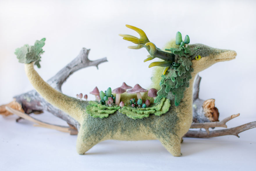 I Make These Adorable Felted Dragons Inspired By The Nature Around Me I Make These Adorable Felted Dragons Inspired By The Nature Around Me