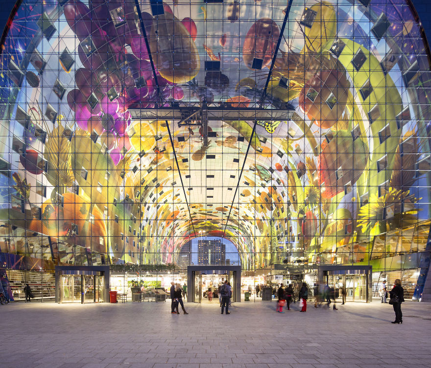 6 Years Ago, I Designed A Huge Digital Mural For Rotterdam’s Markthal And It’s Still The Craziest Project In My Career