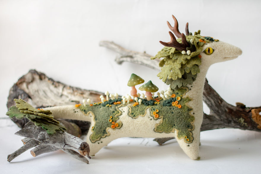 I Make These Adorable Felted Dragons Inspired By The Nature Around Me I Make These Adorable Felted Dragons Inspired By The Nature Around Me