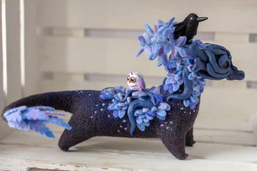 I Make These Adorable Felted Dragons Inspired By The Nature Around Me I Make These Adorable Felted Dragons Inspired By The Nature Around Me