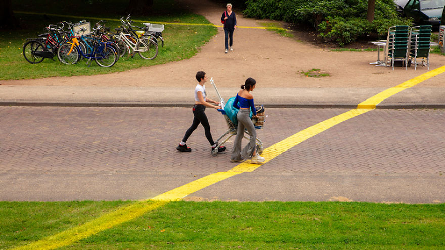 We Drew A Square To Show How Much Space Every Dutch Person Would Have If You Divided The Netherlands Equally To The Population