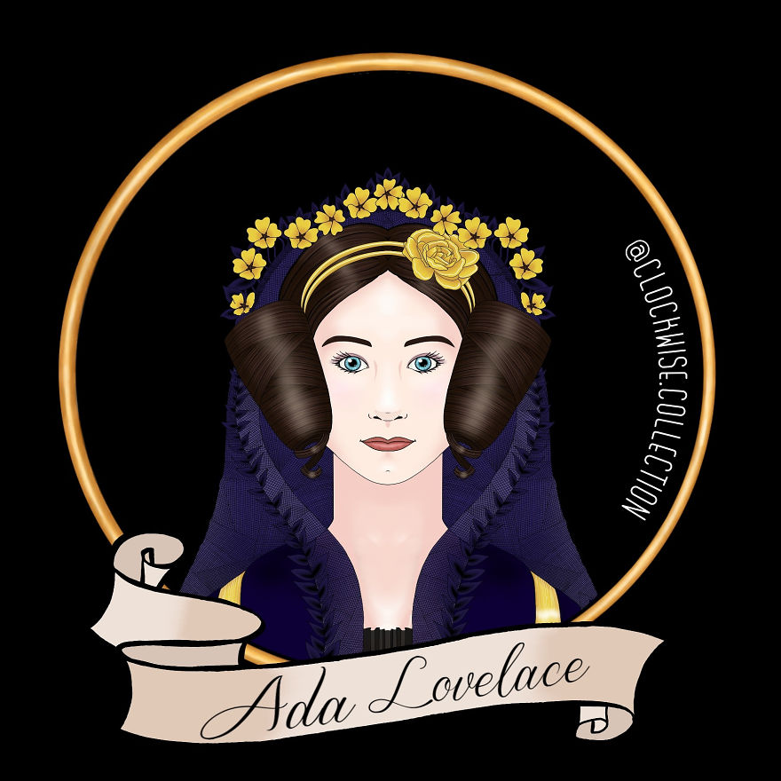 I Draw Whimsical Portraits Of Historical Women (21 Pics)