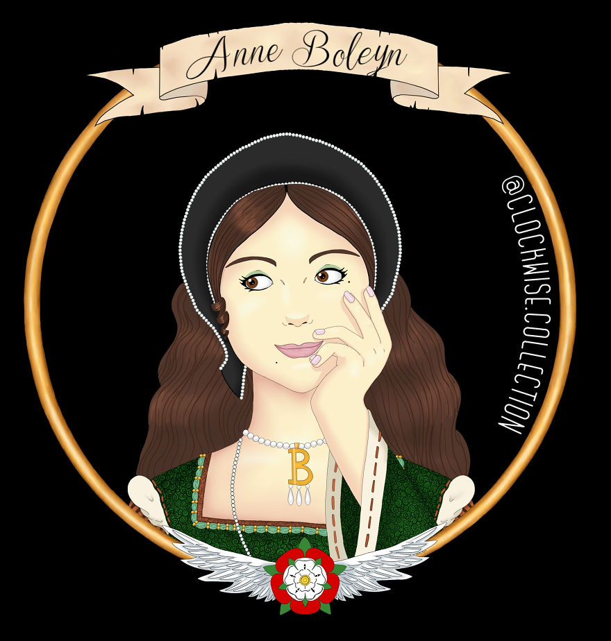 I Draw Whimsical Portraits Of Historical Women (21 Pics)