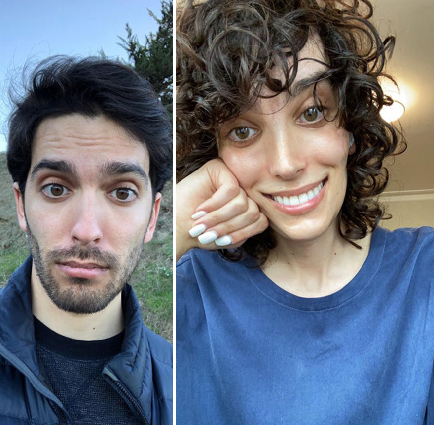 Woman Reveals Her Transition Photos After Taking Hormones For 14 Months