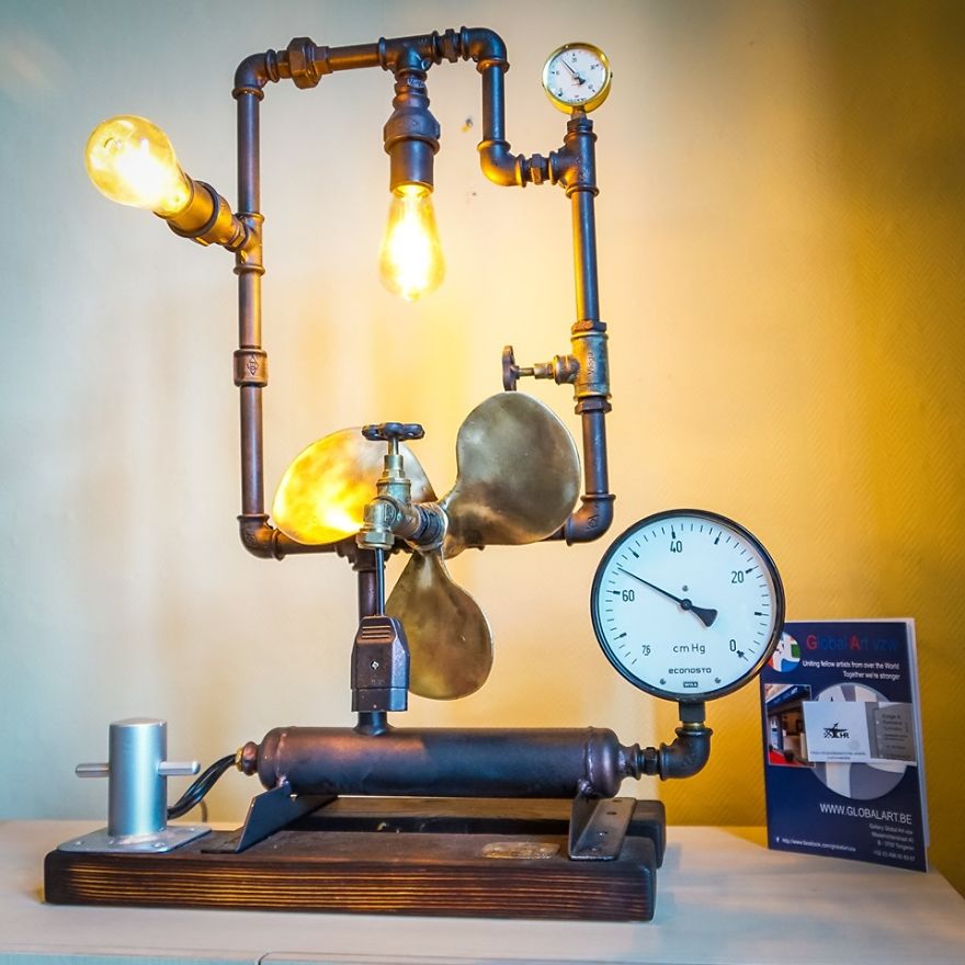 My Steampunk Lamp Collections