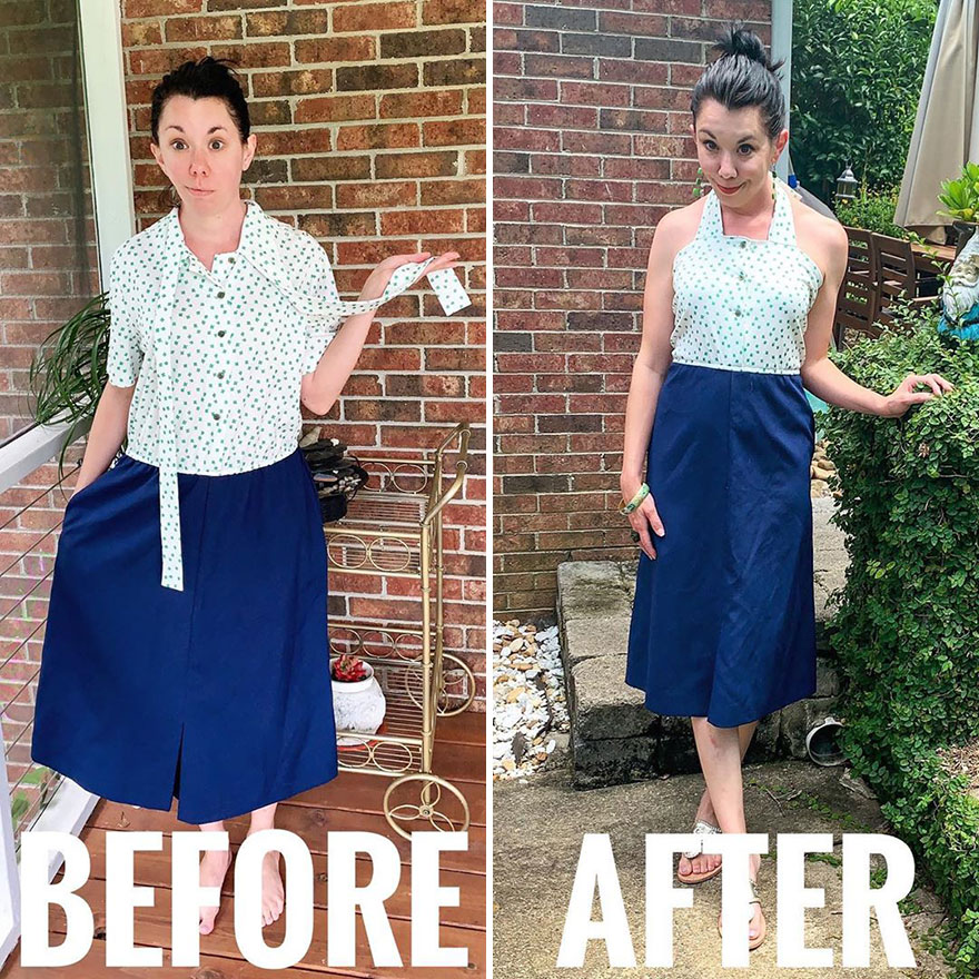 Stylist Uses Creativity To Transform Used Clothes Into Fantastic Looks