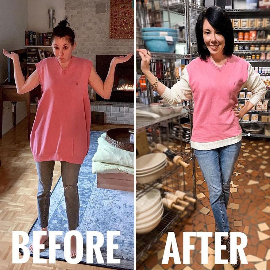 Stylist Uses Creativity To Transform Used Clothes Into Fantastic Looks