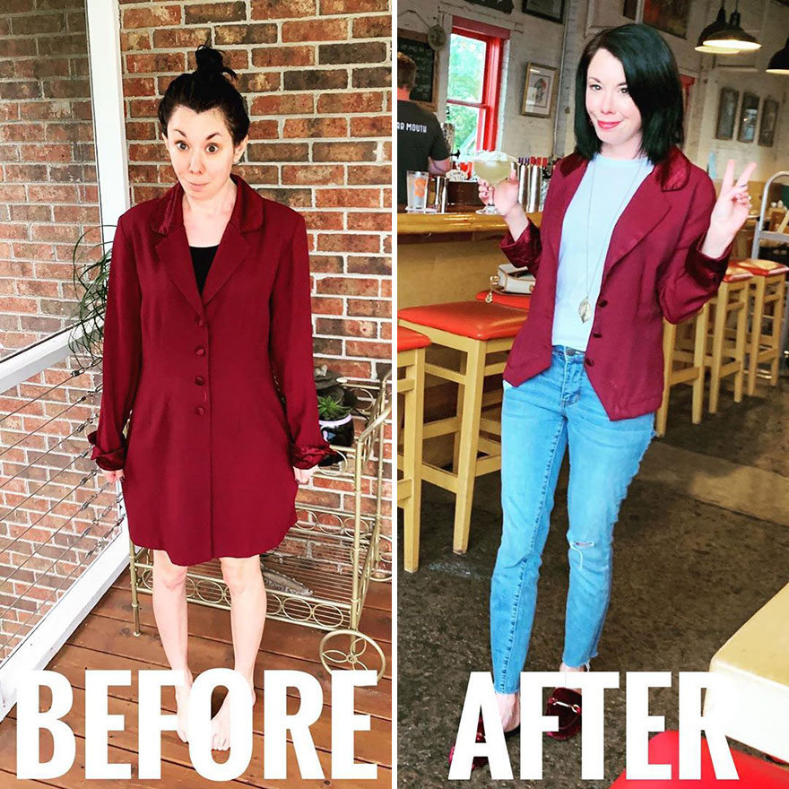 Stylist Uses Creativity To Transform Used Clothes Into Fantastic Looks