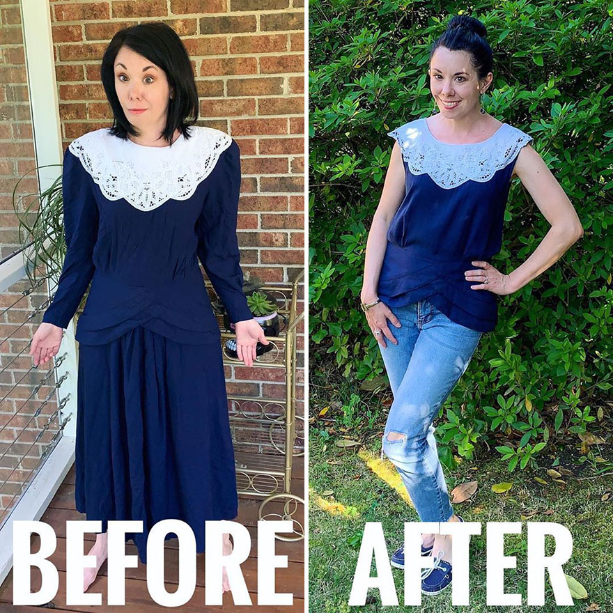 Stylist Uses Creativity To Transform Used Clothes Into Fantastic Looks