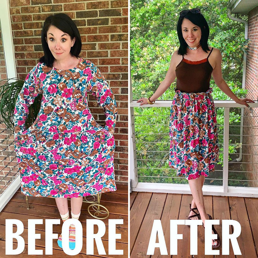 Stylist Uses Creativity To Transform Used Clothes Into Fantastic Looks