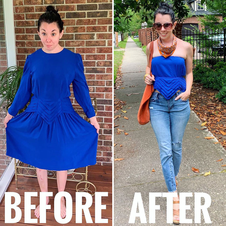 Stylist Uses Creativity To Transform Used Clothes Into Fantastic Looks