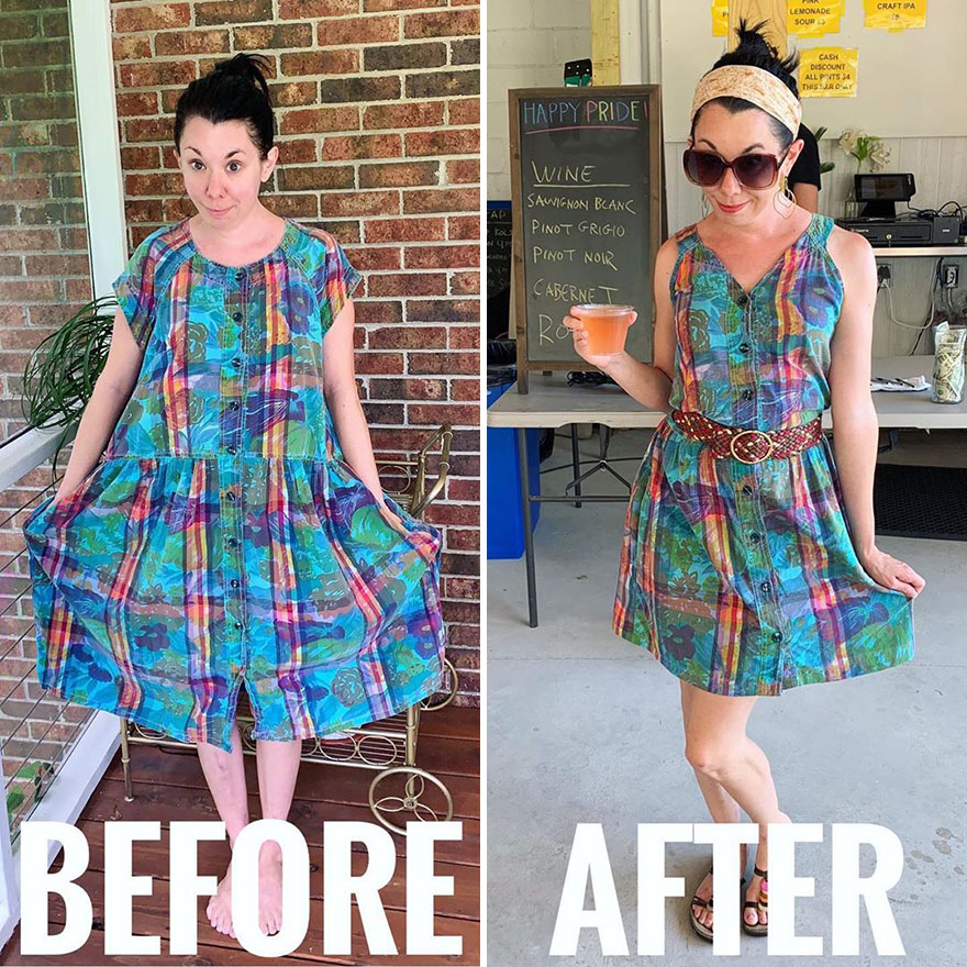 Stylist Uses Creativity To Transform Used Clothes Into Fantastic Looks