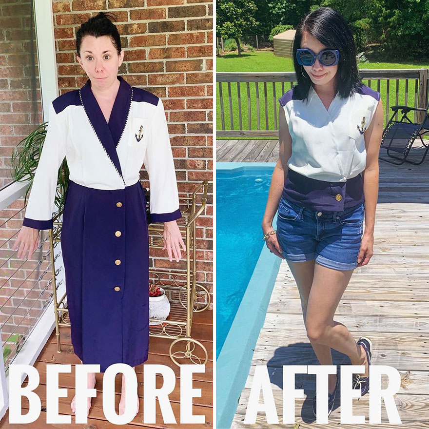 Stylist Uses Creativity To Transform Used Clothes Into Fantastic Looks