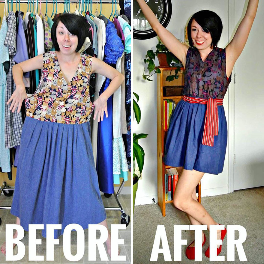 Stylist Uses Creativity To Transform Used Clothes Into Fantastic Looks