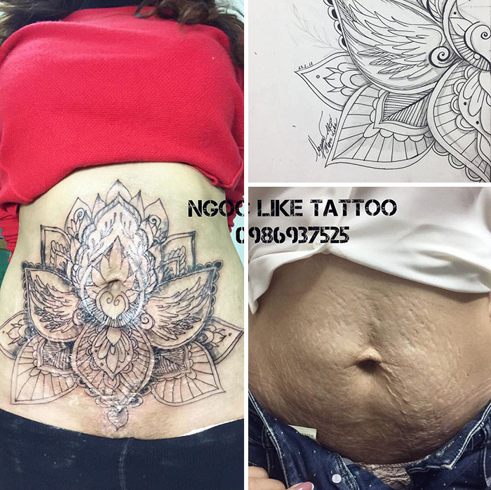 Tattoo Artist Makes Real Works Of Art Covering Sad Scars