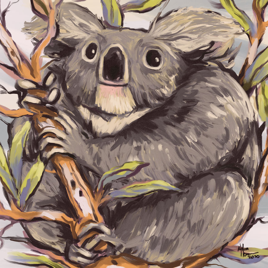 I Illustrated This Chonky Animals Series (13 Pics)