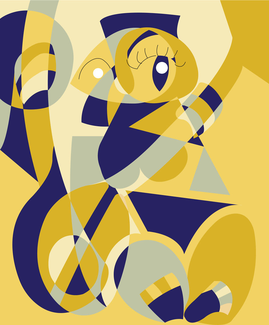 Here Are My Series Of Abstract Artwork Inspired By Famous Artists