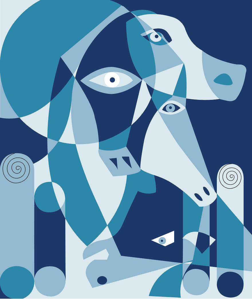 Here Are My Series Of Abstract Artwork Inspired By Famous Artists