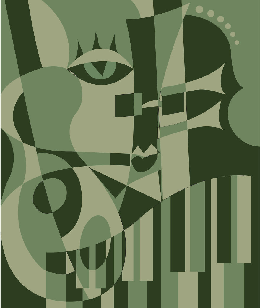 Here Are My Series Of Abstract Artwork Inspired By Famous Artists