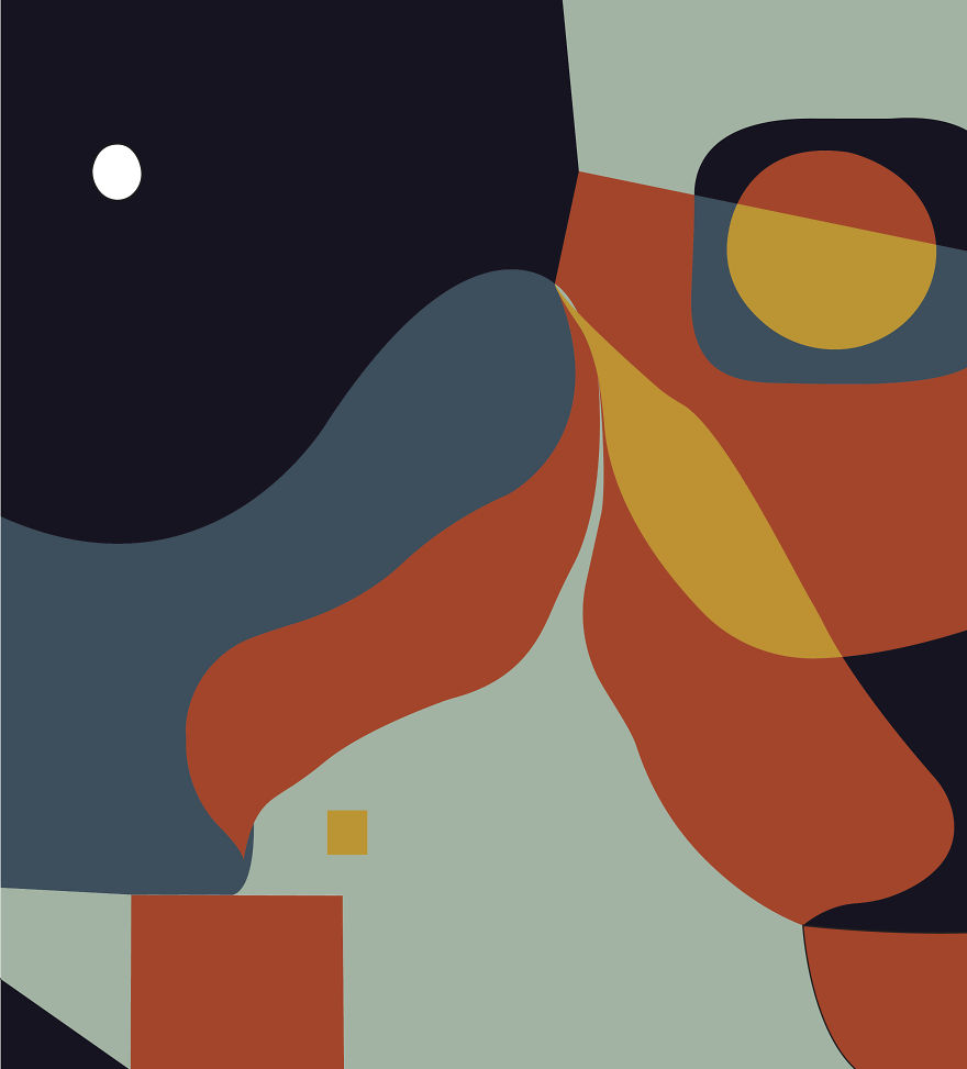 Here Are My Series Of Abstract Artwork Inspired By Famous Artists