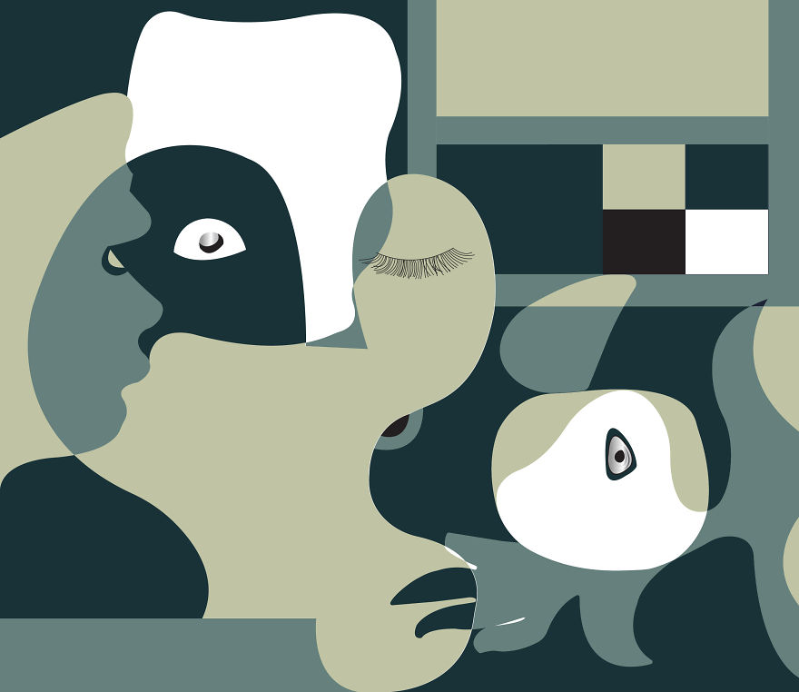 Here Are My Series Of Abstract Artwork Inspired By Famous Artists