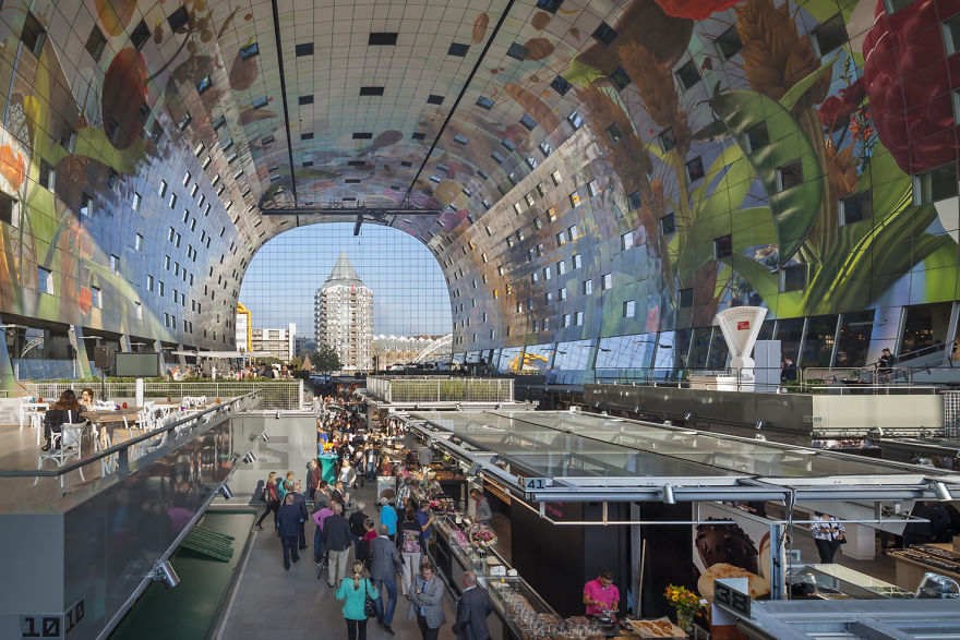 6 Years Ago, I Designed A Huge Digital Mural For Rotterdam’s Markthal And It’s Still The Craziest Project In My Career