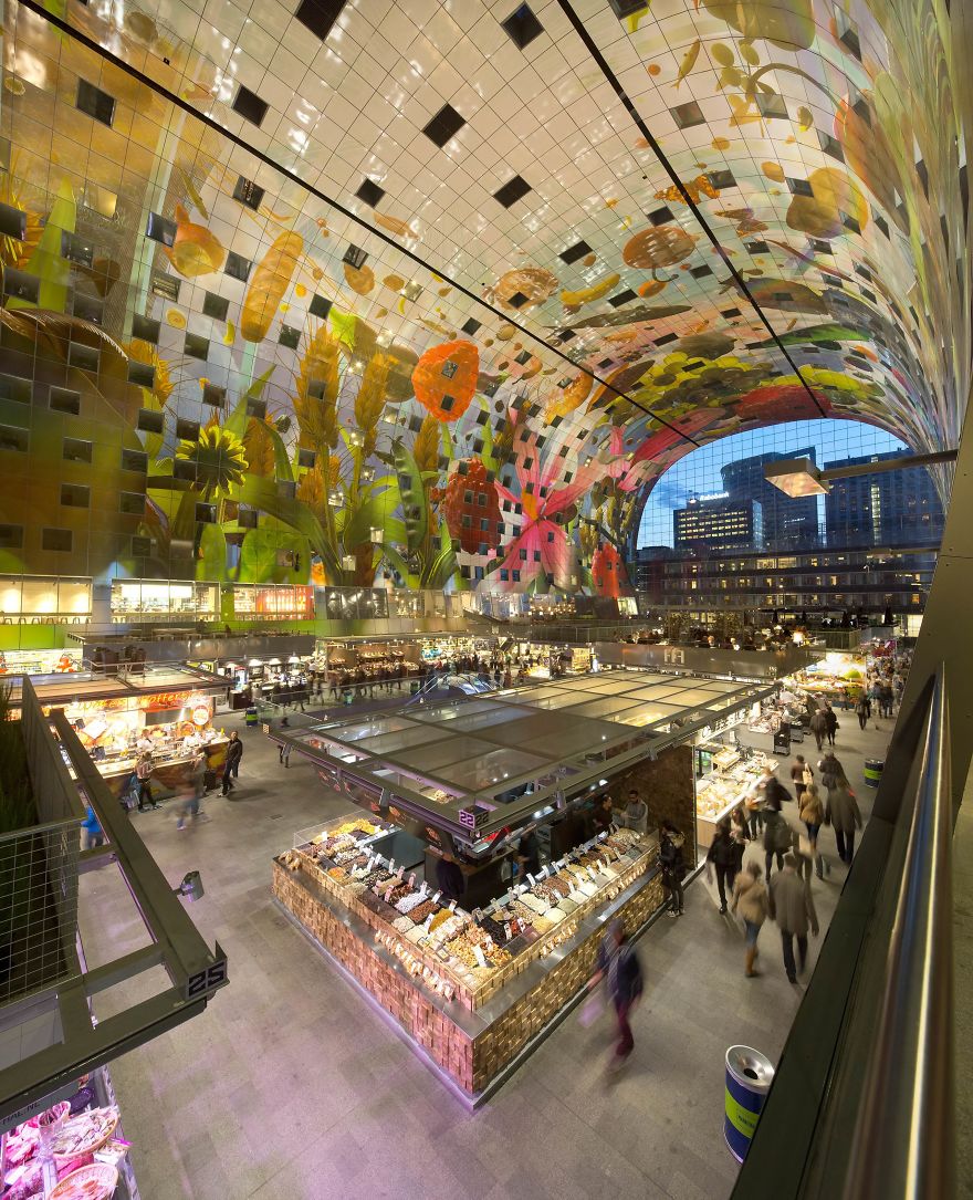 6 Years Ago, I Designed A Huge Digital Mural For Rotterdam’s Markthal And It’s Still The Craziest Project In My Career