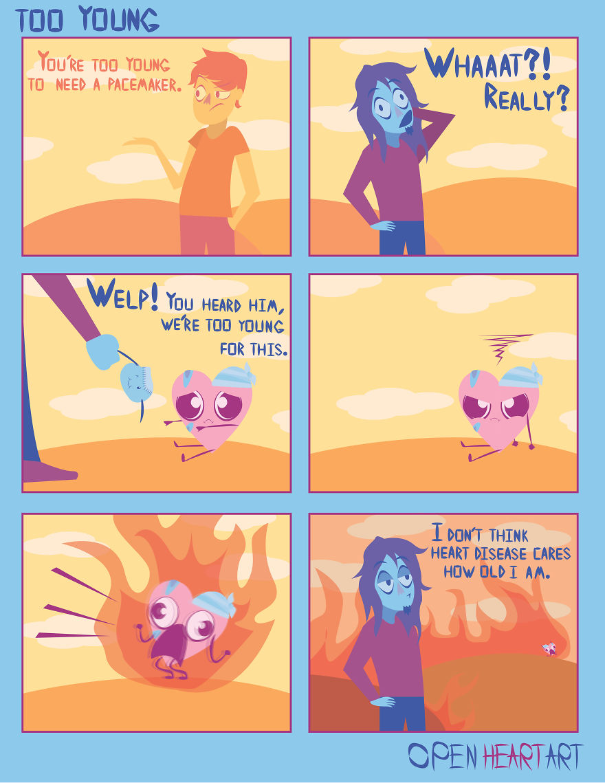 I Have Congenital Heart Disease So I Created These Comics To Show What My Life Is Like (8 Pics) I Have Congenital Heart Disease So I Created These Comics To Show What My Life Is Like (8 Pics)