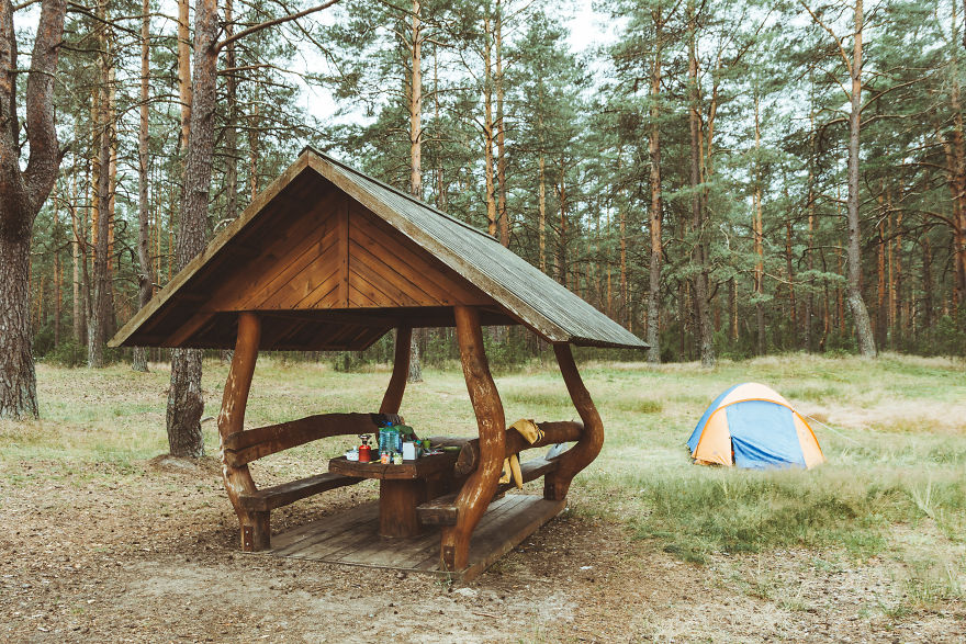 Place For Cooking And Sleeping