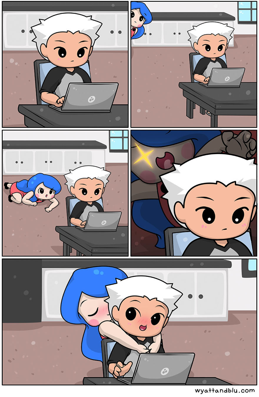 30 Wholesome & Funny Comics Of A Couple During Lockdown