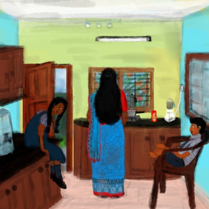 I'm A Self-Taught Amateur Artist And I Illustrate Memories Of My Hometown In South India I'm A Self-Taught Amateur Artist And I Illustrate Memories Of My Hometown In South India